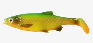 Gumená nástraha 3D LB Roach Paddle Tail Firetiger 10cm 1ks